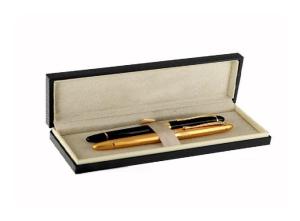 China Plastic And Cardboard Pen Gift Box Silkscreen Cutom Logo EN71-3 Certification factory
