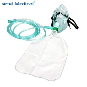 China ORCL Medical PVC Non Rebreathing Oxygen Mask With Reservoir Bag factory