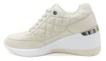 Fashionable Womens Platform Shoes With Leather Upper And Stylish Rubber Outsole