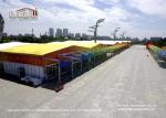 Heat Insulation 8m Cube Structure Tent For Office Registration