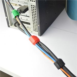 Factory 100% Nylon Black Unnapped Elastic Hook and Loop Tape Roll with Low Price