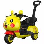 MP3 Music Songs LED Lighting Toys 6v Electric Motorcycle Car for Kids Yellow