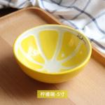 Creative Hand Painted Baking Ceramic Bowl , Watermelon Pattern Porcelain Ice