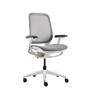 China Mid Back Desk Chair without Mechanism Breathable Mesh Ofiice Chair factory