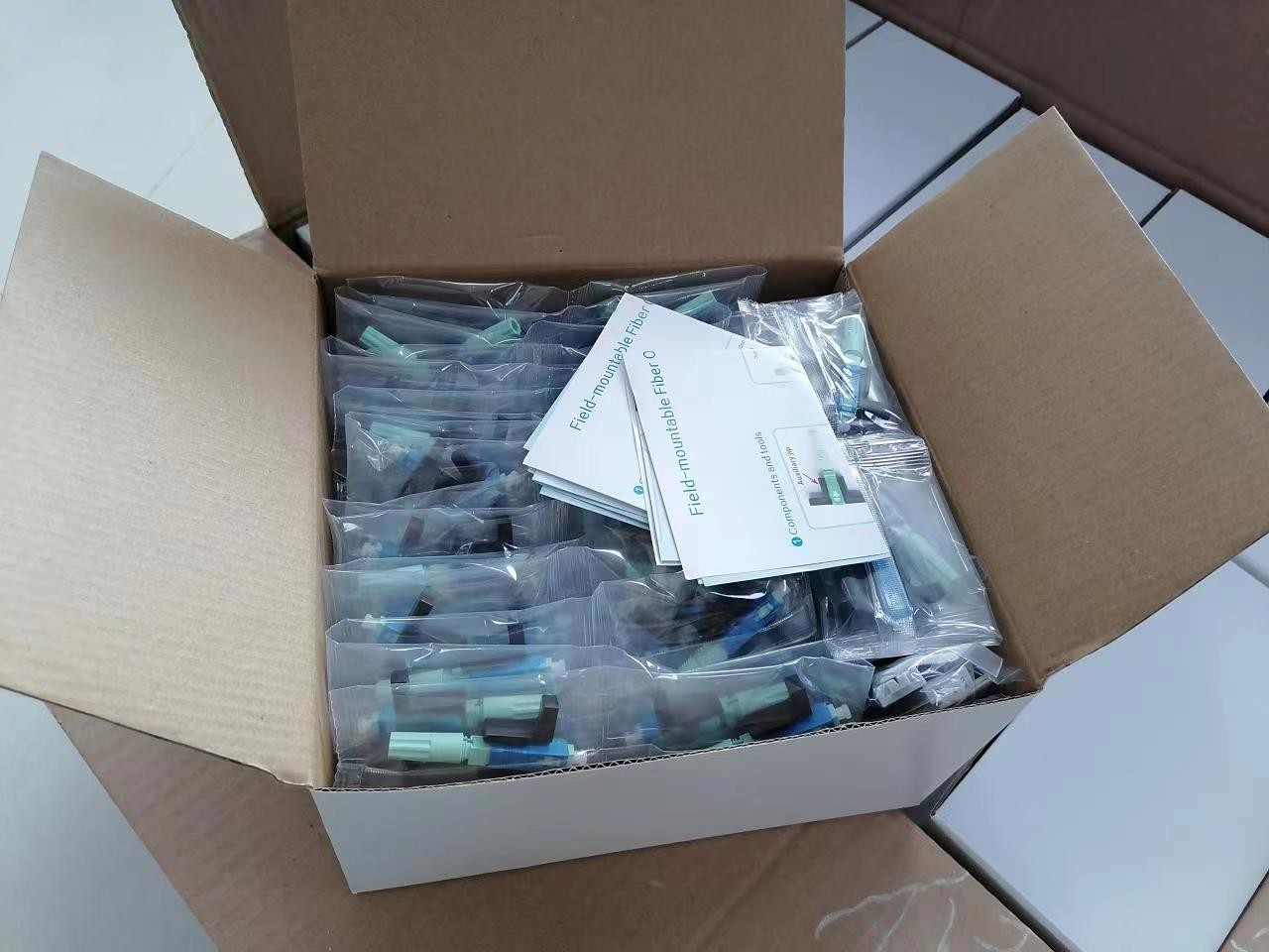 SC APC Fiber Optic Fast Connector Field Install FTTH Quick Optical Connector