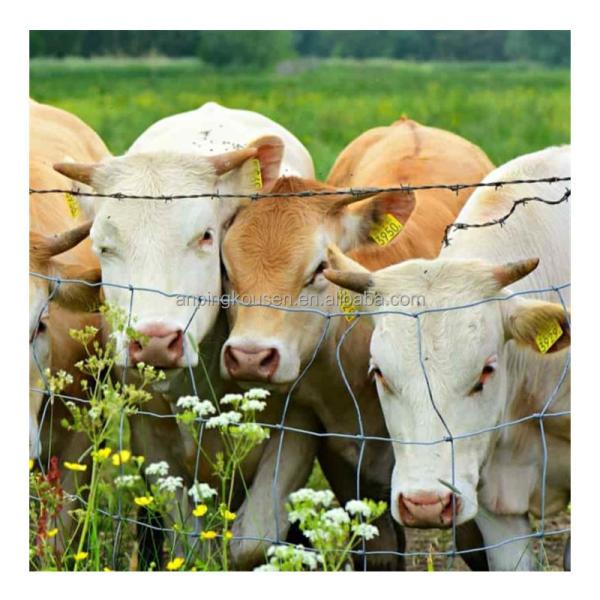 Sustainable High Tensile Field Fence for Goat/Sheep/Deer 2.0mm-4.0mm Galvanized