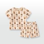 Wholesale 100% Organic Cotton Baby Clothing Set, Summer Baby Set, Baby Summer