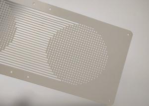 China Galvanized White Speaker Grill 1.5mm Peforated Metal Mesh factory