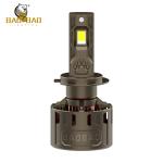 120W White Bright Metal 2 Copper H4 LED Headlight Bulb For Auto Parts