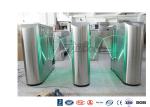 Underground Entrance Flap Barrier Gate Optical Turnstile ESD System DC 24V Brush