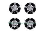 Universal Golf Cart Wheel Covers Golf Cart 8" Vegas Chrome 1 Year Warranty