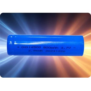 14500 3.7V 800mAh Rechargeable Lithium Battery with 10C Discharge