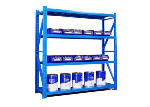China Supermarket Warehouse Medium Duty Shelving Boltless 4 Tier Adjustable Shelf factory