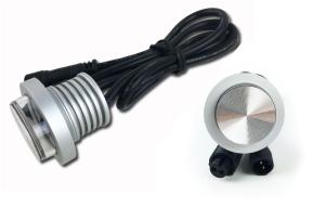 China Rcessed 1W Antiglare Mini LED downlight Epistar LED Spotlight Waterproof IP67 for hotel rooms DC12V factory