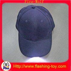 China 100% Cotton Customized promotional Gift LED Flashing Cap, Hats HL-B5122 factory
