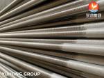 Copper Nickel Alloy Low Fin Tube , ASTM B111 C71640 , Cu70Ni30