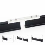 Heavy Duty Curved Aluminum Pole Bay Window Rod Bendable Curtain Track Rail for