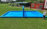 Transform Your Backyard into a Court with AJUNION 33FT Inflatable Volleyball
