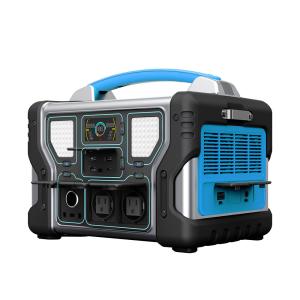 China Portable Power Station 400W Max Solar Charging Input LiFePO4 Battery Solar Generator factory