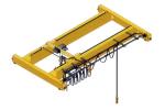 20/5 Ton Compact Double Beam Overhead Lifting Crane For Transportation