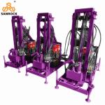 Water Well Drill Rig Diesel Engine Portable Water Drilling Machine Trailer