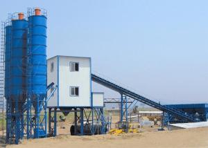 China Belt Type Ready Mix Concrete Plant Harga Fixed Simple Precast Concrete Mixing Plant factory