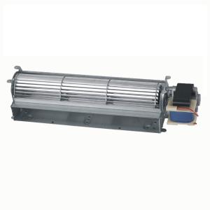 China 220V AC Tangential Cross Flow Fan 420mm High Speed Ball Bearing Metal Frame factory