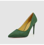ZM015 8915-2 Fashionable And Simple Stiletto High Heels Suede Shallow Mouth