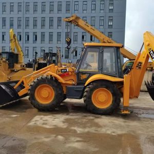 China JCB 4CX Used Backhoe Loader With Turbocharged Engine 175L Fuel Capacity factory