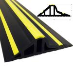 Environmentally Friendly Garage Door Threshold Rubber Bottom Weathersrip PVC