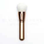 Gold Wooden Handle Pressed Powder Foundation Brush 45g Lightweight