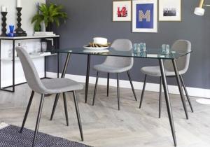 China high quality dining room table new transfer metal table xydt-311 2020 hot-sale dining toom set factory
