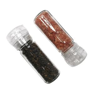 China 135mm 147g 100ml Glass Spice Grinder With Ceramic Cap factory
