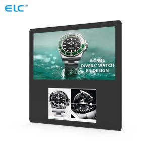 China Elevator Advertising Player Dual Screen Digital Signage Wall Mount RJ45 Tablet PC on sale