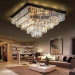Modern Vintage Crystal Ceiling Light Flush Mounted Crystal Ceiling Light(WH-CA