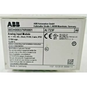 China ABB 3BDH000376R0001  AI 723F Analog Input Module  I-O_Module  0.15kg on sale China ABB 3BDH000376R0001  AI 723F Analog Input Module  I-O_Module  0.15kg on sale