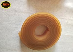 China High Tension Rubber Silk Screen Squeegee 4M Rolls Brown Color 75A Hardness factory