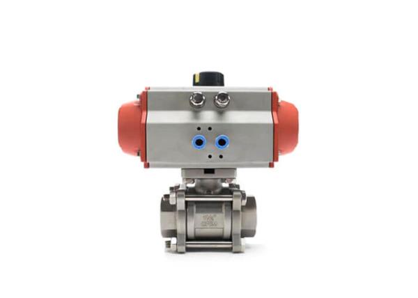 Encapsulated Sanitary Electric Actuated Ball Valve With 3 Piece Field Serviceabl