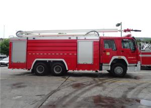 China Red Painting 6×4 Drive Water Tower Fire Truck Welding Structure 20m Working Height factory