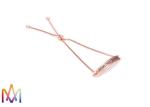 1mm Thickness Adjustable BoxChain Womens Engraved Bracelets