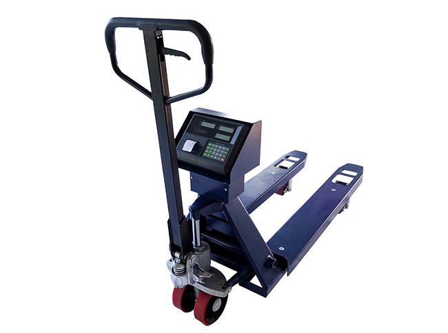 2 Tons Warehouse Weigh Scale Pallet Truck With RS232 Interface