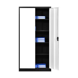 China Swing 2 Door Metal File Cabinets 4 Adjustable Shelves factory