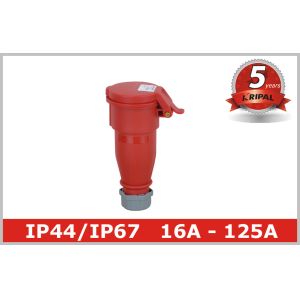 Three Phase CEE Industrial And Multiphase Power Plugs And Sockets