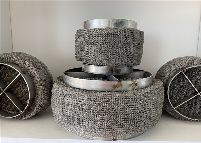 Stainless Steel 304 316 Wire Mesh Demister Pad For Aviation Gas Liquid Separation