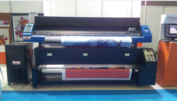 China Large Format DX5 Dye Sublimation Direct Fabric Printers With Sublimation inks factory