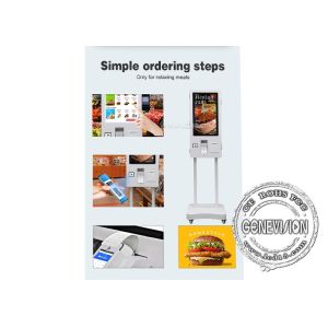 24inch Android Menu Screen All In One Pos Machine Ordering Food Restaurant Self