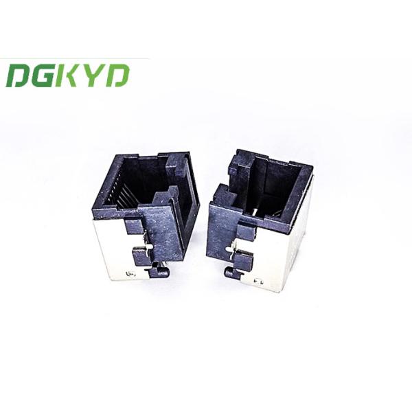 Single Port Tab Up SMT RJ45 Connector Socket With LED Sink Plate 7.5 DGKYDCB7511