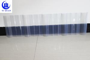 China Polycarbonate Translucent Plastic Corrugated Roof Panels For Swimming Pool factory