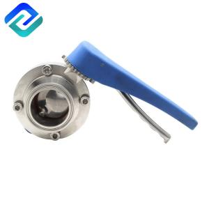 China 316ss 1.5 Tri Clamp Butterfly Valve factory
