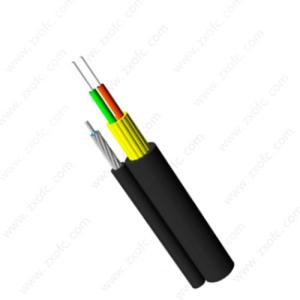 China 1 2 Core Ftth Drop Cable / Self Supporting Fiber Optic Cable GJYFJCH Low Smoke factory
